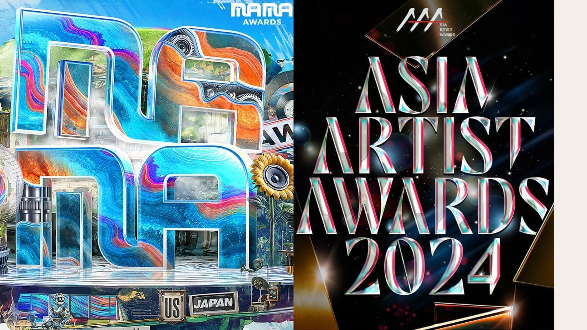 MAMA and AAA (Image via Instagram/@mnet_mama, @asiaartistawards_official