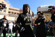 Deiondra Sanders' fiancée Jacquees at Folsom Field - Source: Getty