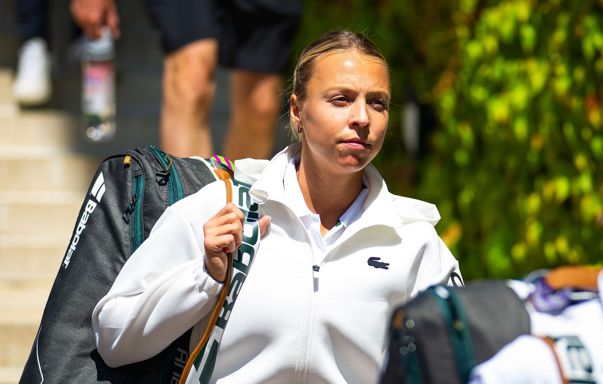 Anett Kontaveit at the 2023 Wimbledon Championships (Source: Getty)