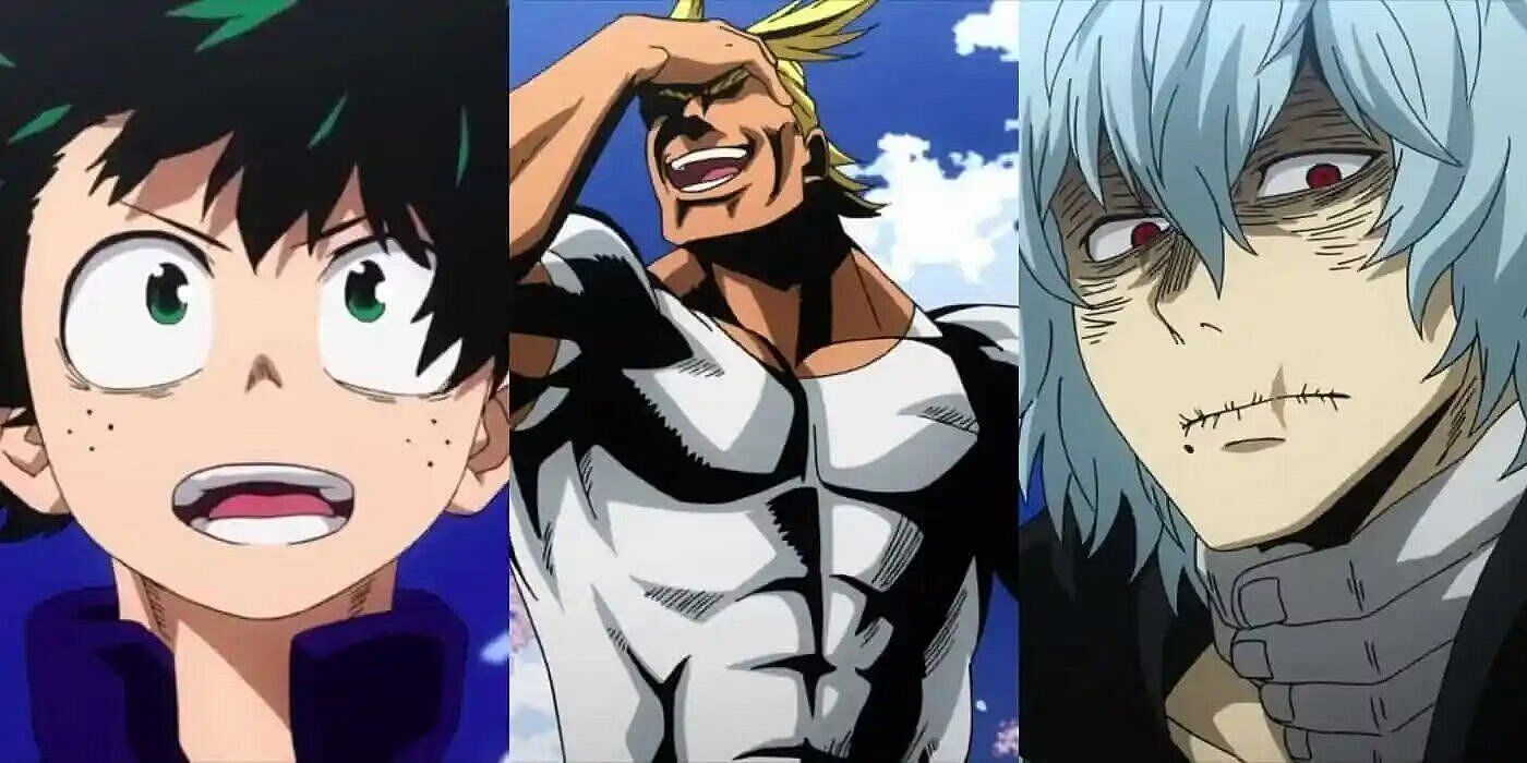 Shigaraki is a dark reflection of Deku and All Might (Image via Bones)