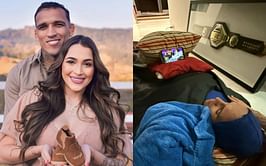 Charles Oliveira's partner Vitoria Brum says UFC 309 nearly 'took his soul' in heartwarming tribute: "Weight cut wasn't as it should have been"