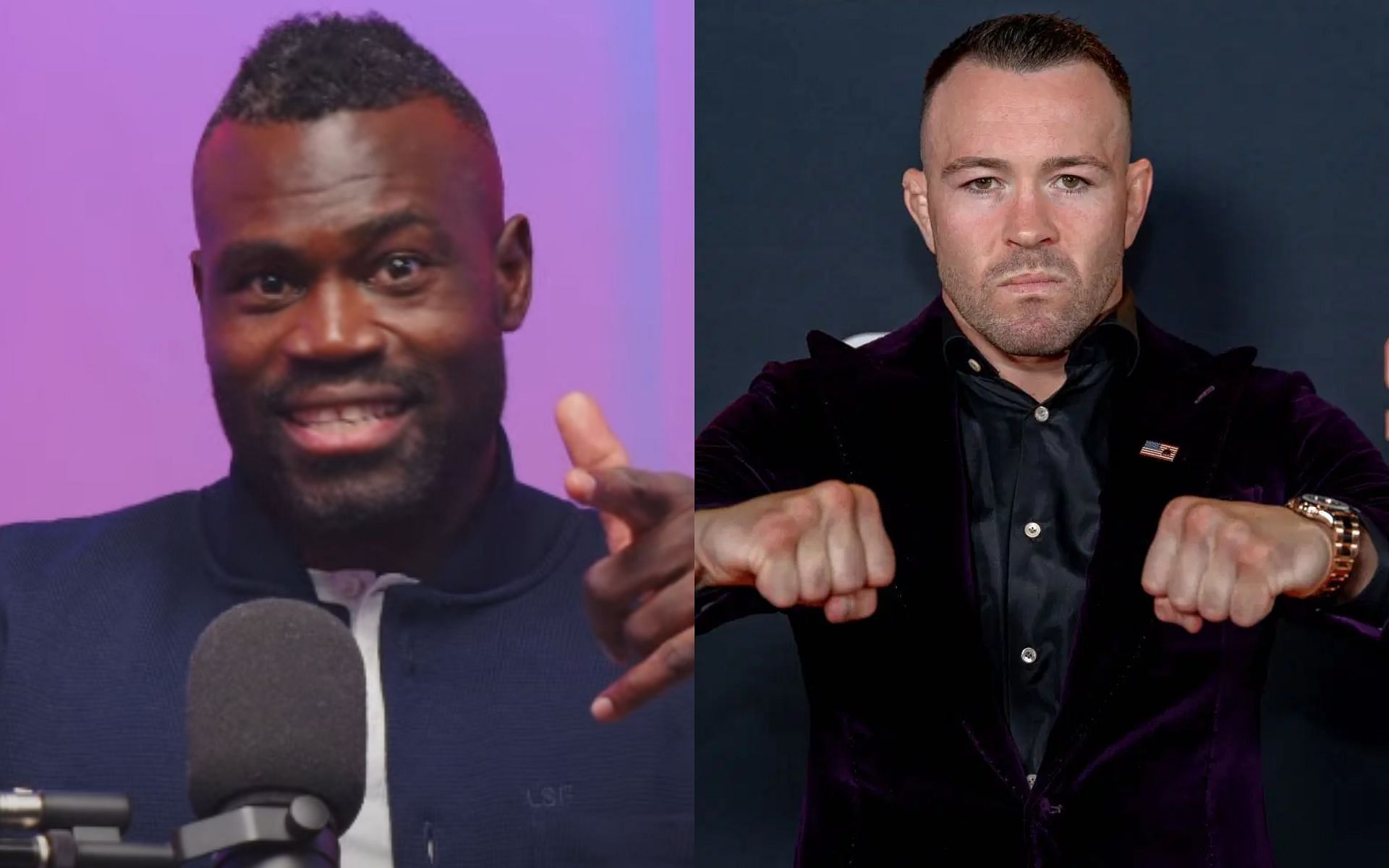 Uriah Hall opens up about fighters like Colby Covington creating a persona to sell fights [Image courtesy: The Casuals MMA on YouTube, and Getty Images]