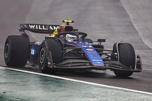 Franco Colapinto of Argentina drives the (43) Williams Racing FW46 Mercedes (Photo via Getty Images)