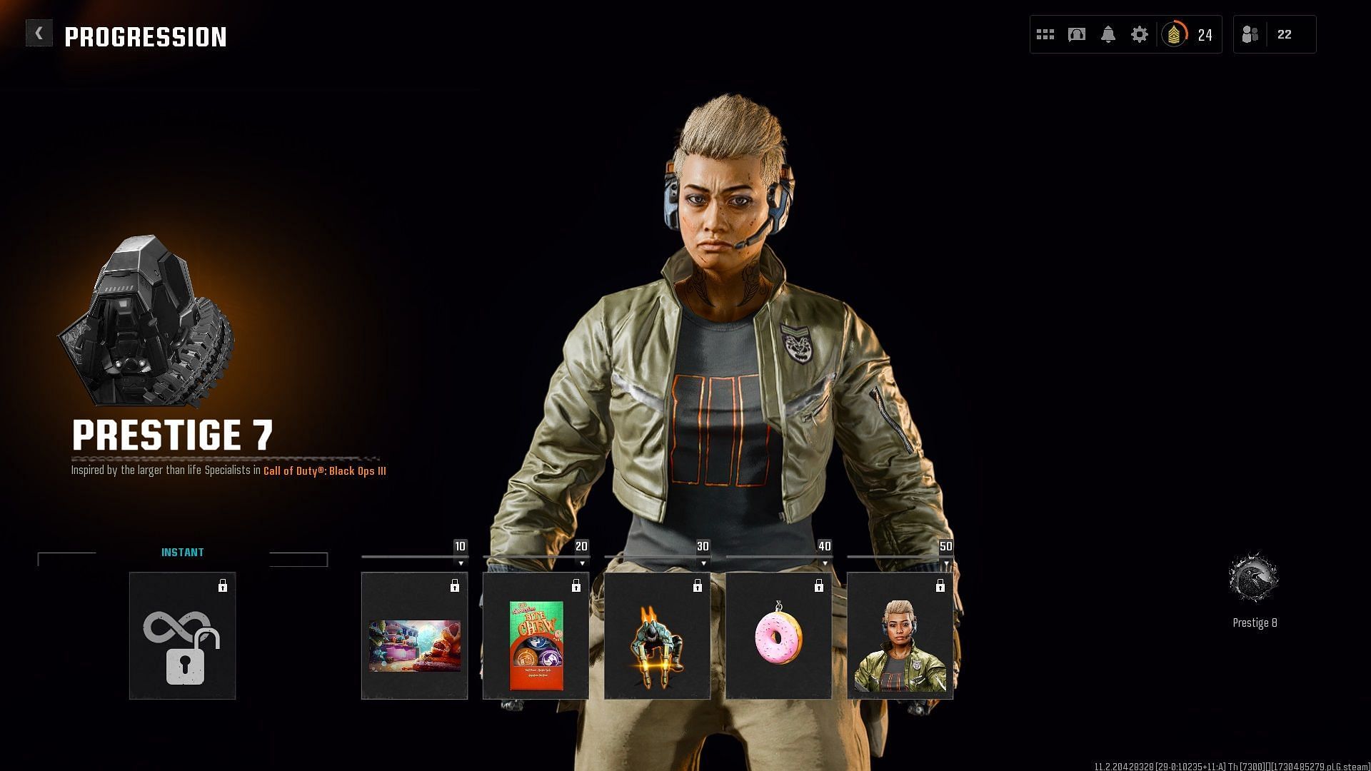 All Black Ops 6 Prestige 7 rewards (Image via Activision)