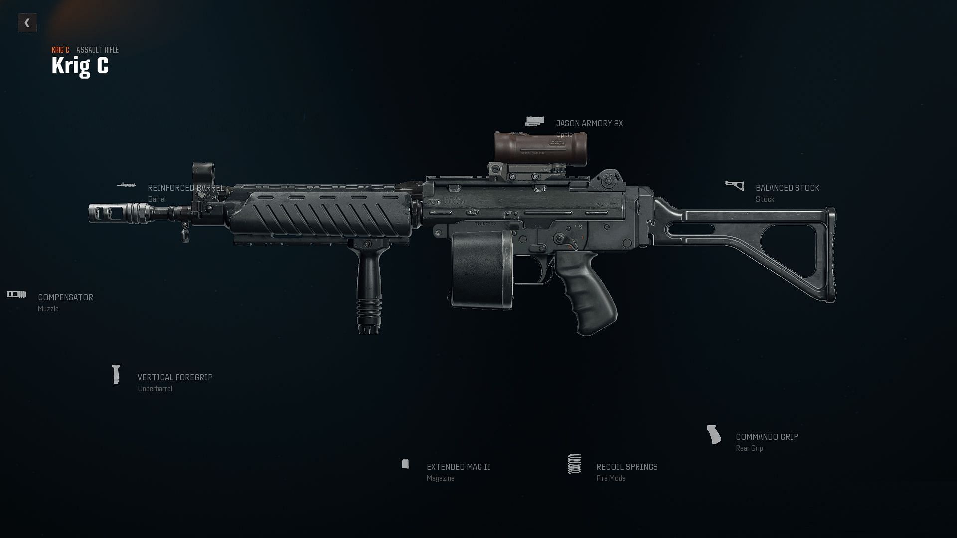 Building the best Krig C loadout with zero recoil in Warzone Season 1 (Image via Activision)