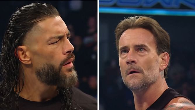 [WATCH] Roman Reigns asked CM Punk a four-word question after he joined his team ahead of Survivor Series: WarGames