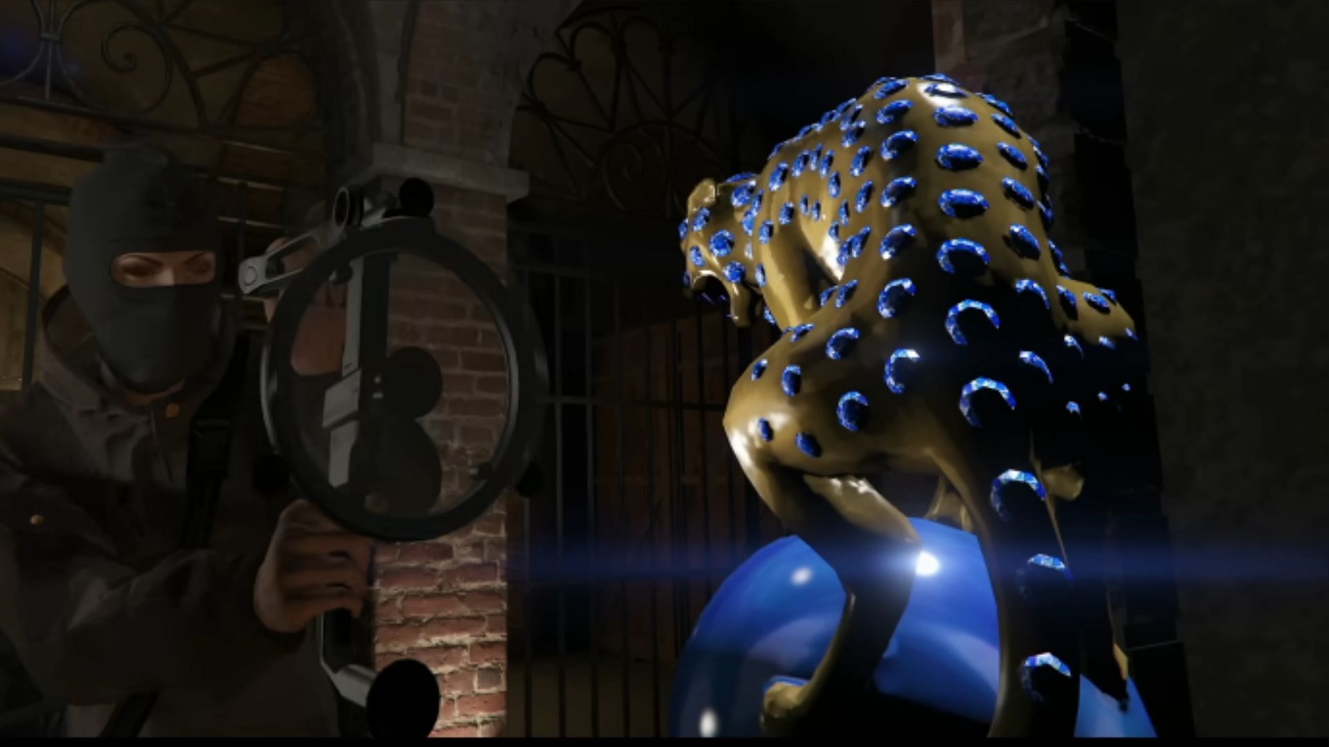 This is what the Panther Statue looks like (Image via Rockstar Games)