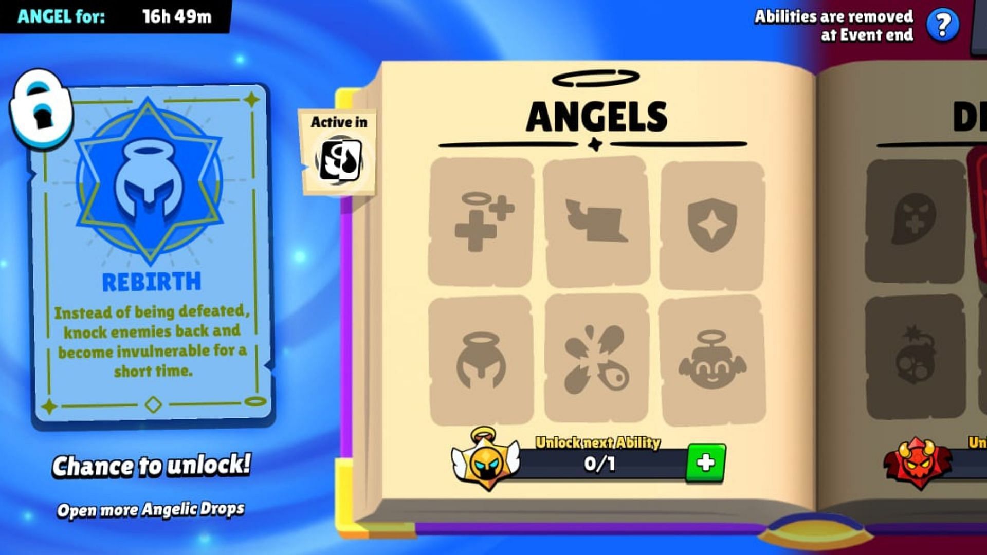 Rebirth Angelic ability (Image via Supercell)