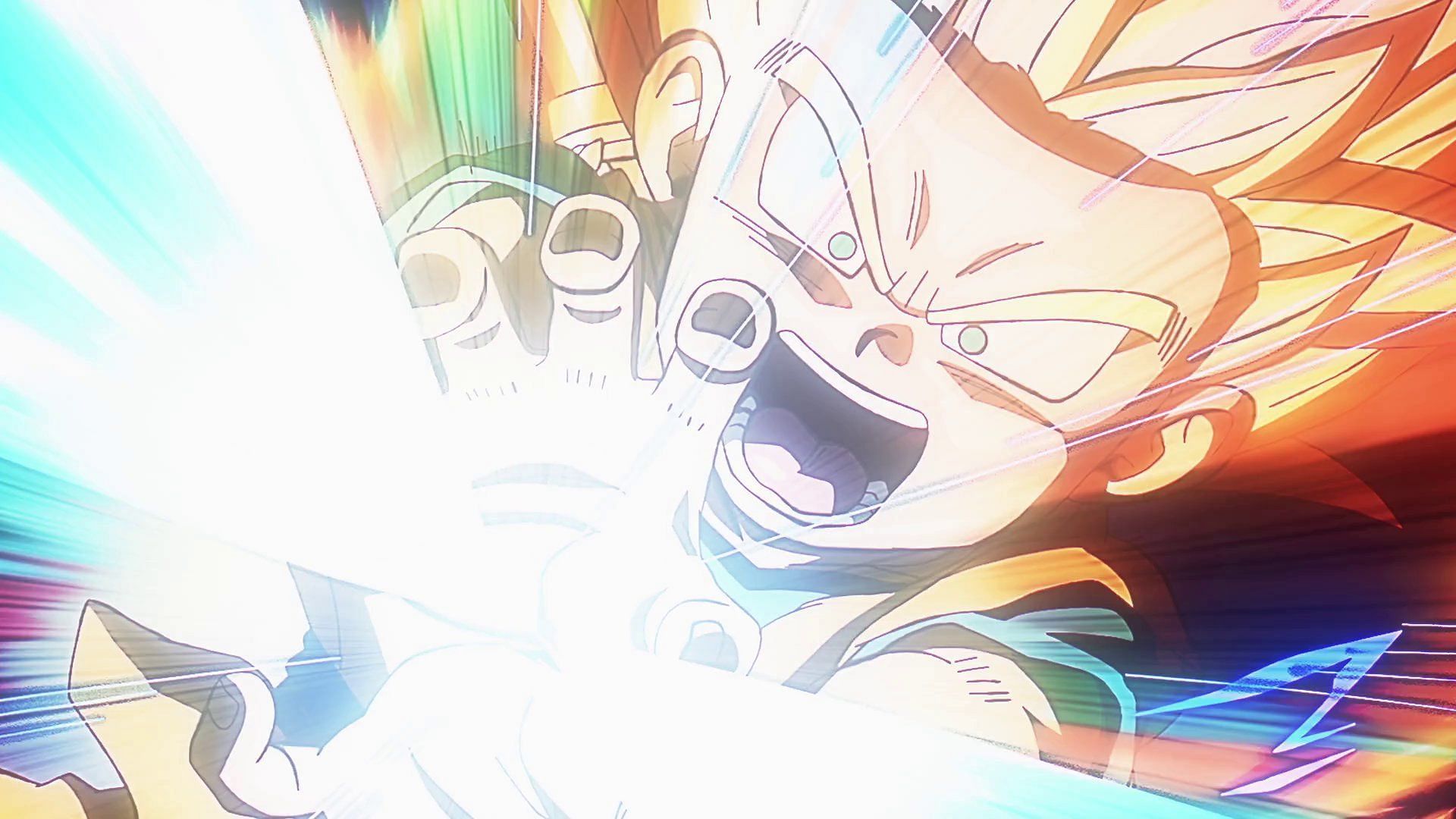 Goku using the Kamehameha in the most recent episode (Image via Toei Animation).