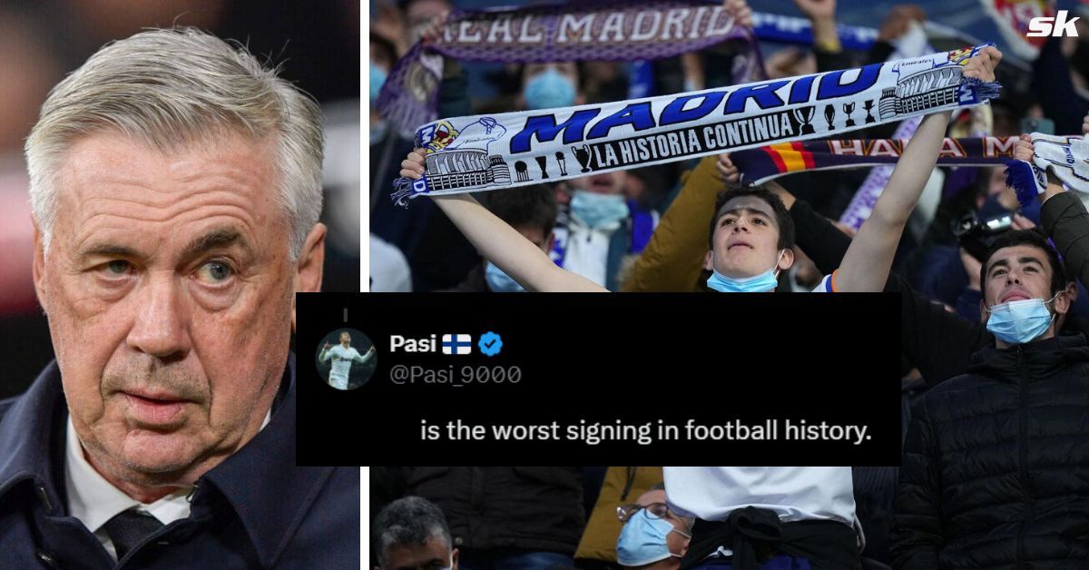 "Worst signing in football history", "He's washed" - Fans want Real Madrid superstar to be sold after UCL defeat against AC Milan