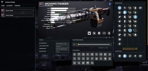 Archon's Thunder PvE god roll (Image via Bungie/D2Gunsmith)