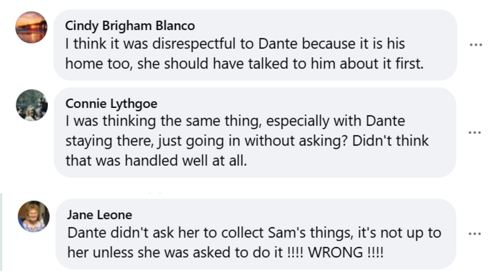 Fans think Dante should have been consulted (Image via Facebook/General Hospital Fans-Official/Irena Struk)