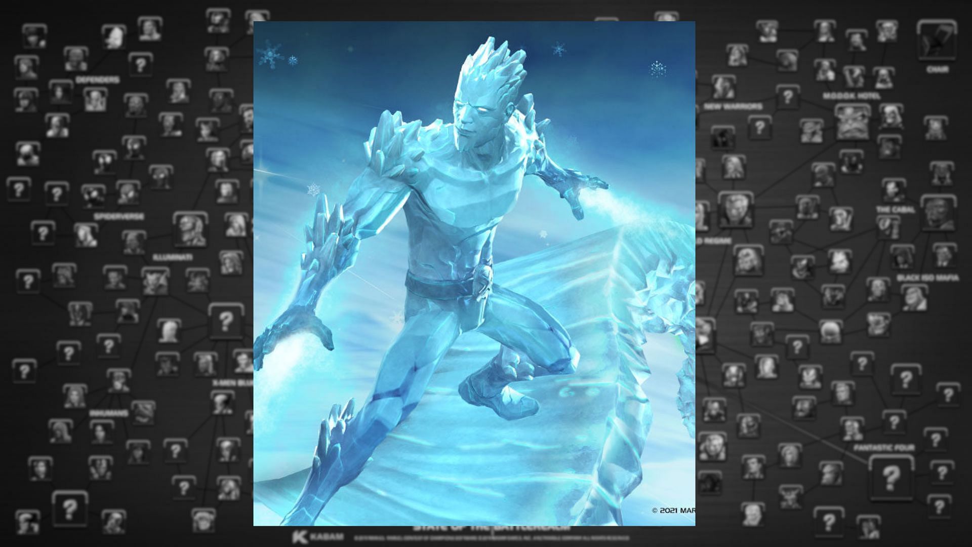 Iceman is one of the most reliable all-around 4-star characters in the Marvel Contest of Champions who can both attack and defend (Image via Kabam Games, Inc.)