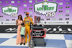 Kyle Busch's wife Samantha sends four-word message to husband and son following 39-year-old's midget race debut