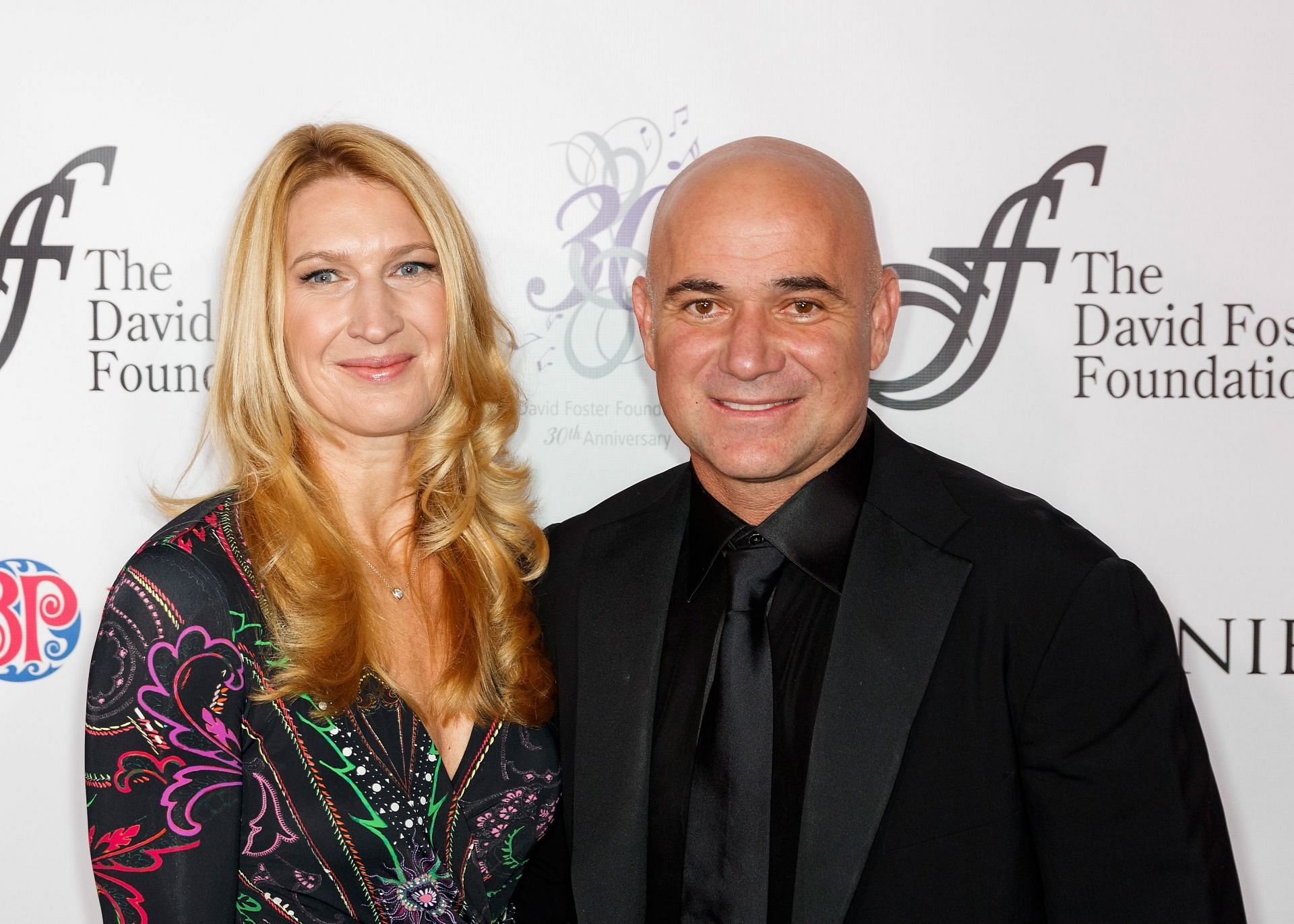 Steffi Graf and Andre Agassi at David Foster Foundation Gala - Image Source: Getty