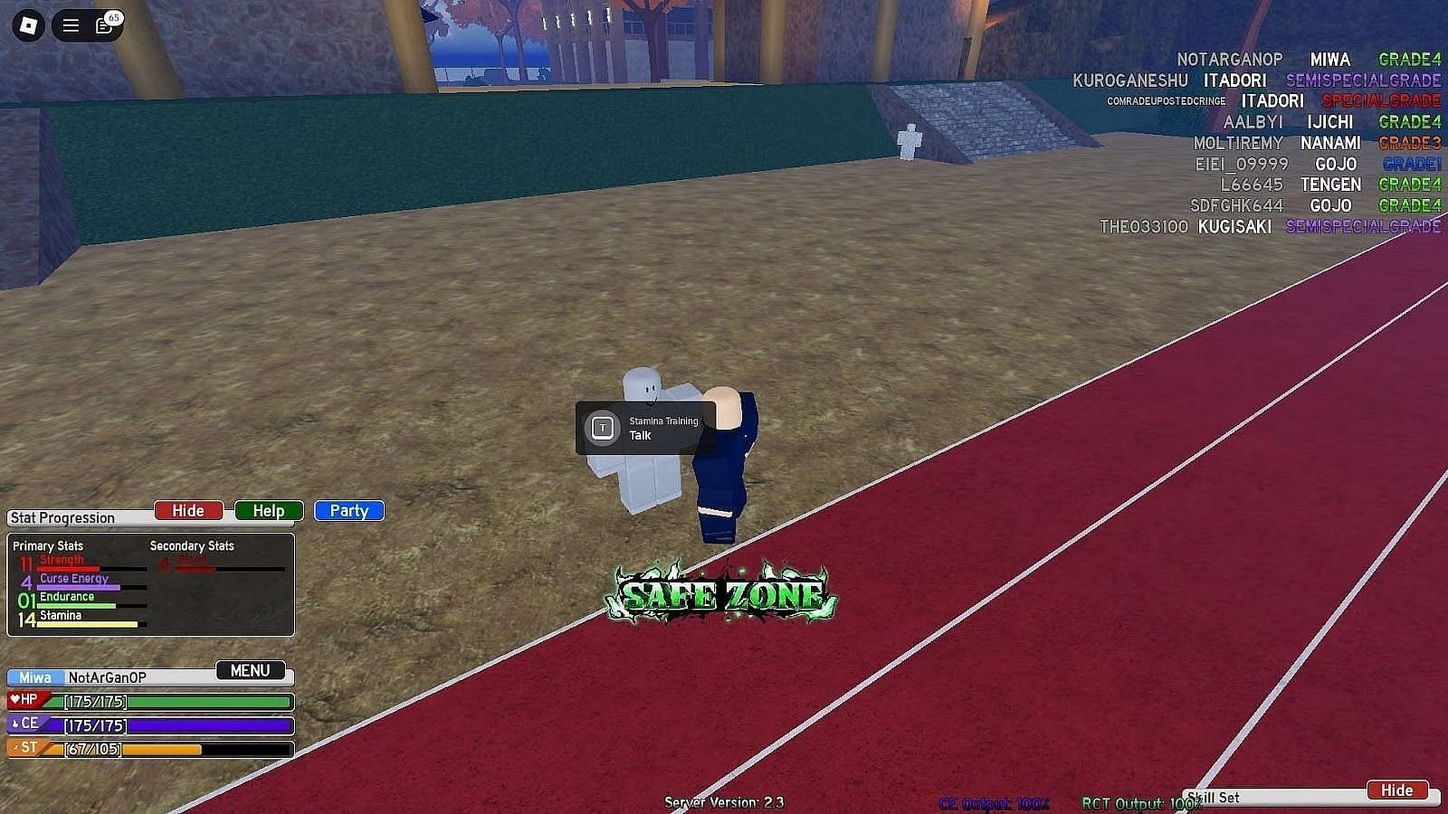 The Stamina NPC (Image via Roblox)