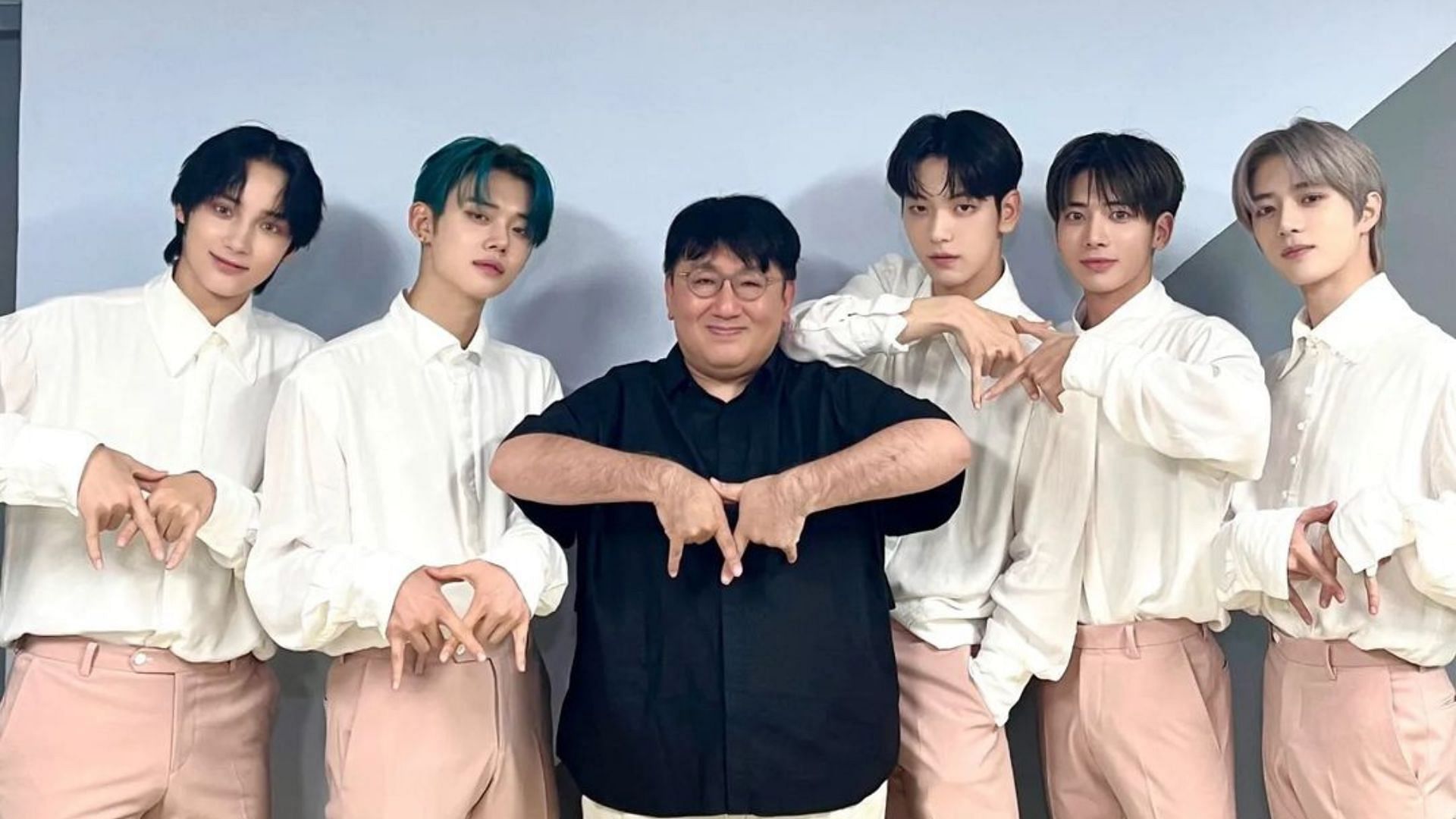 HYBE chairman Bang Si-hyuk credited as a producer for TXT