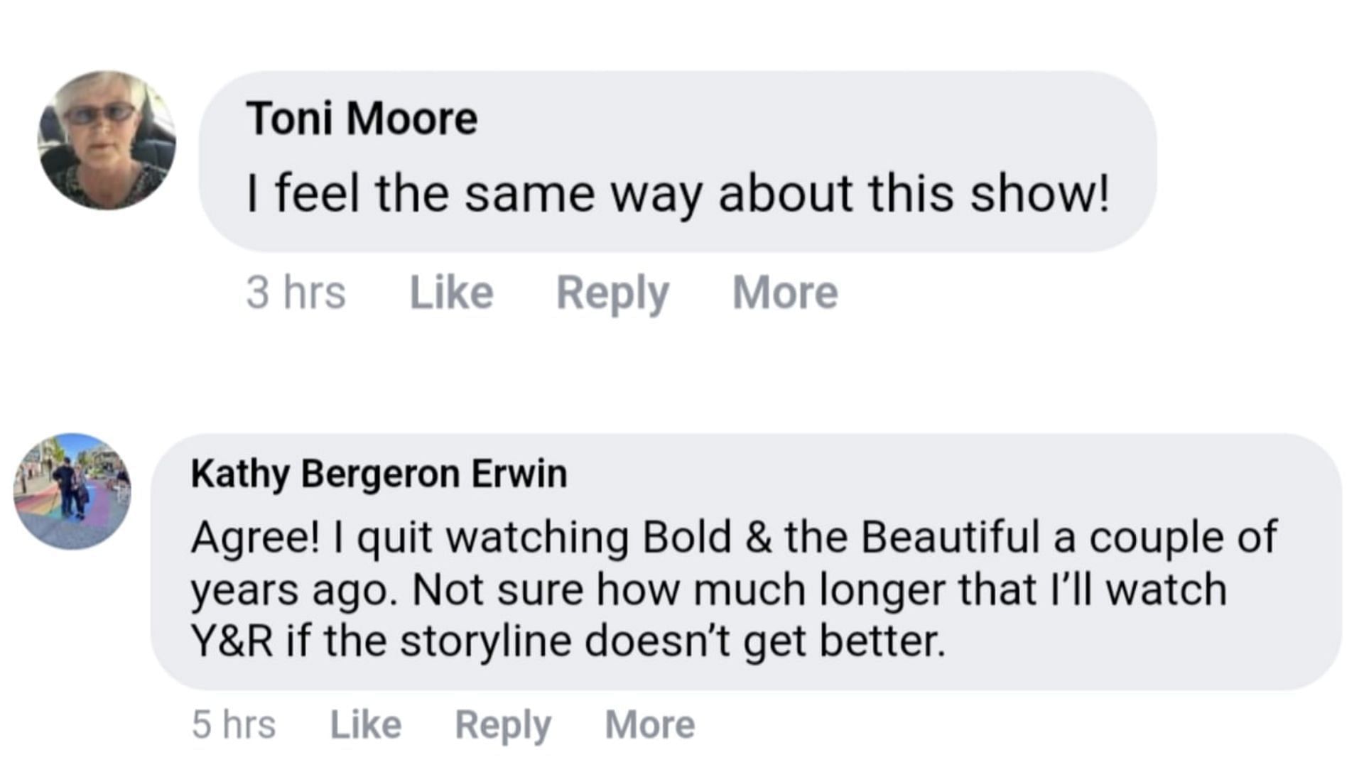 Screenshot of comments (Image via Facebook / Nita Turnbloom Jackson)