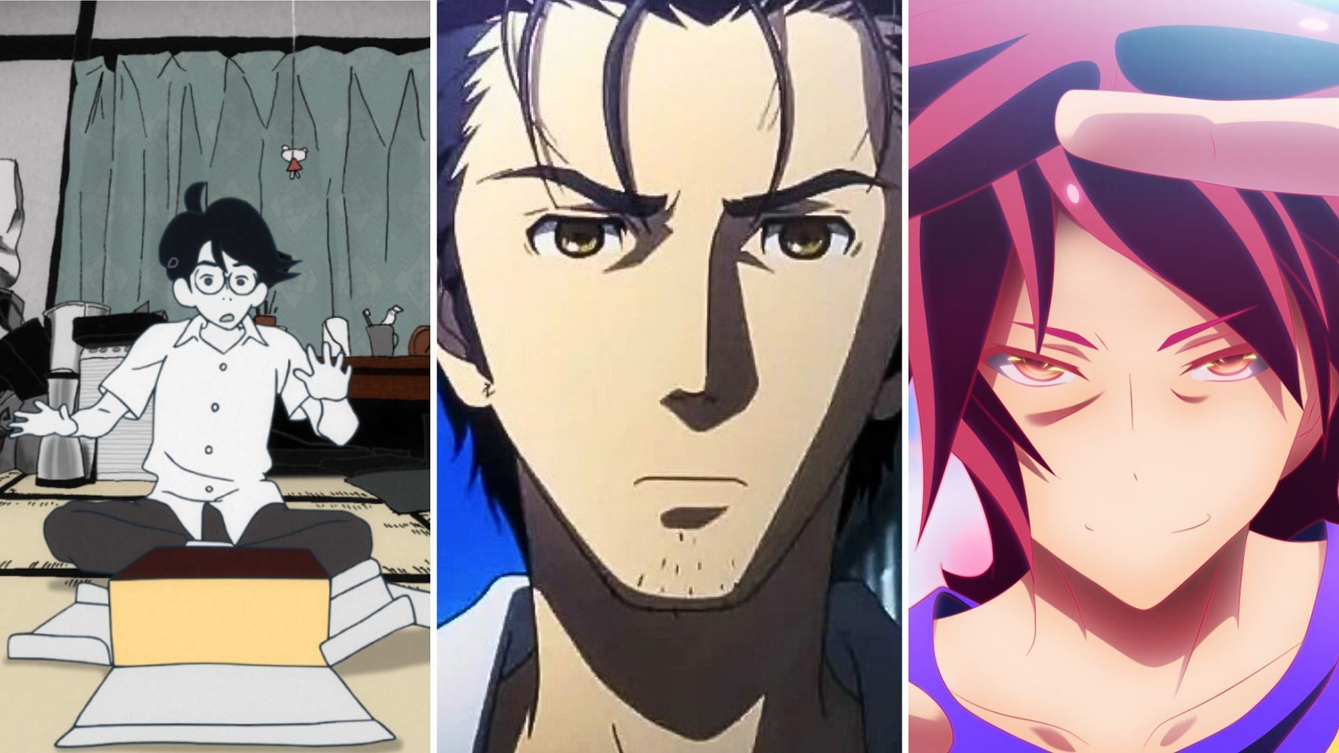 The Tatami Galaxy, Steins;Gate, No Game No Life