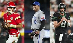 Salvador Perez fired up by Patrick Mahomes' Chiefs' unbeaten start while teammate Vinnie Pasquantino saddened by Aaron Rodgers' Jets' lopsided loss