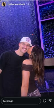 Catherine Holt's Instagram story; ( Source - Instagram @catherinemholtt)