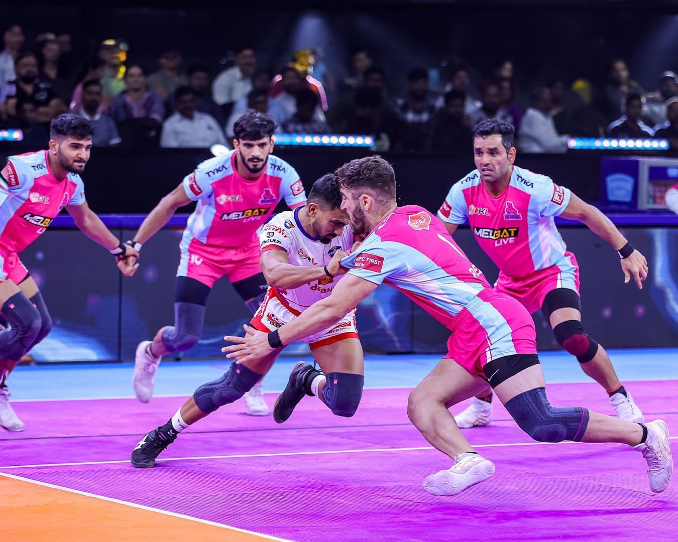 जयपुर पिंक पैंथर्स की टीम (Photo Credit - @JaipurPanthers)