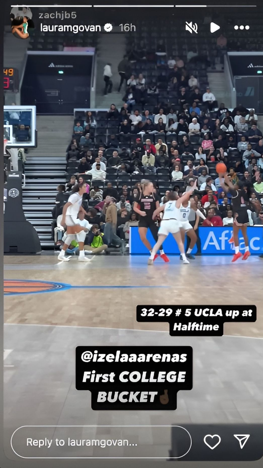 Gilbert Arenas' ex Laura Govan and family proudly watch daughter Izela