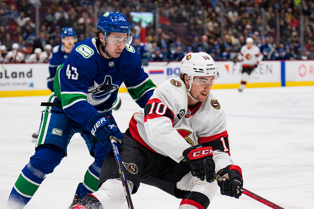 NHL: Ottawa Senators at Vancouver Canucks - Source: Imagn