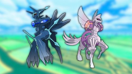 Origin Forme Dialga and Palkia (Image via The Pokemon Company)