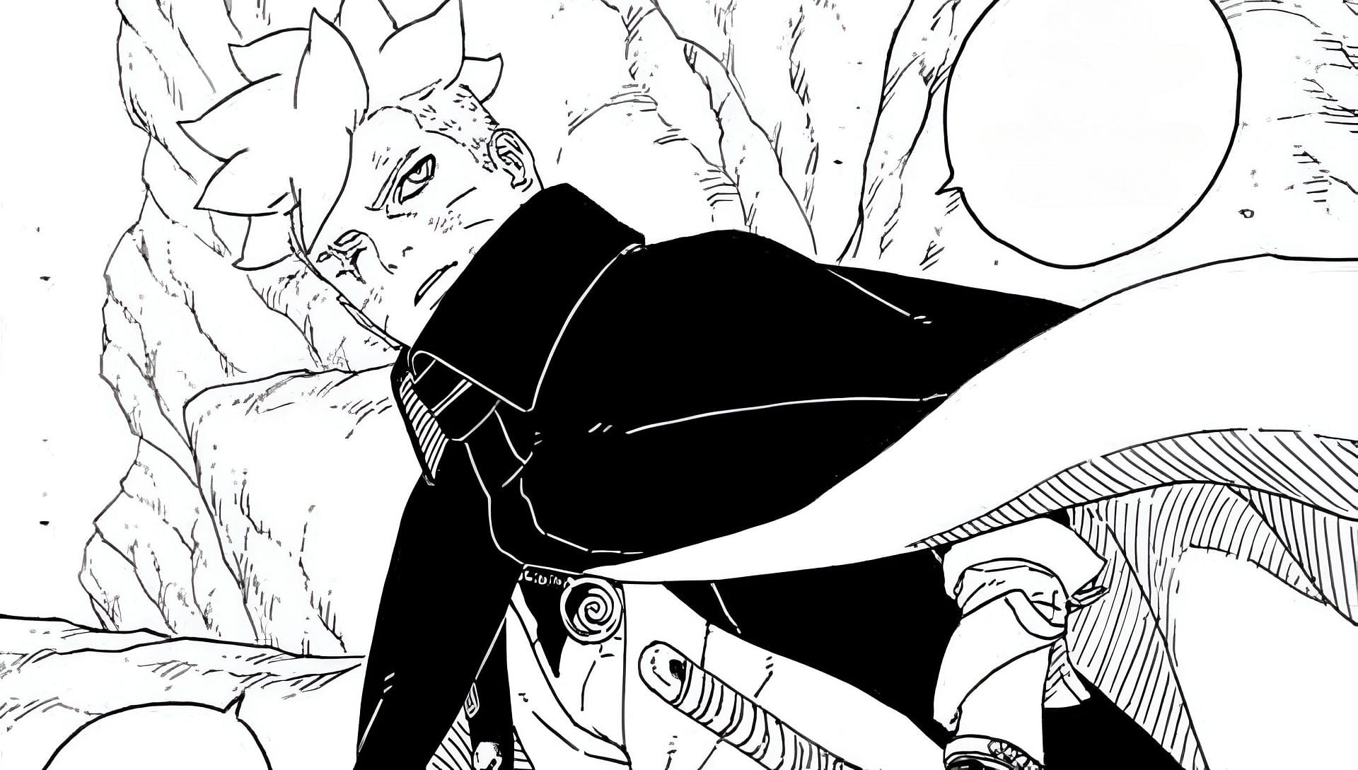 Boruto as seen in the Boruto: Two Blue Vortex manga (Image via Shueisha)