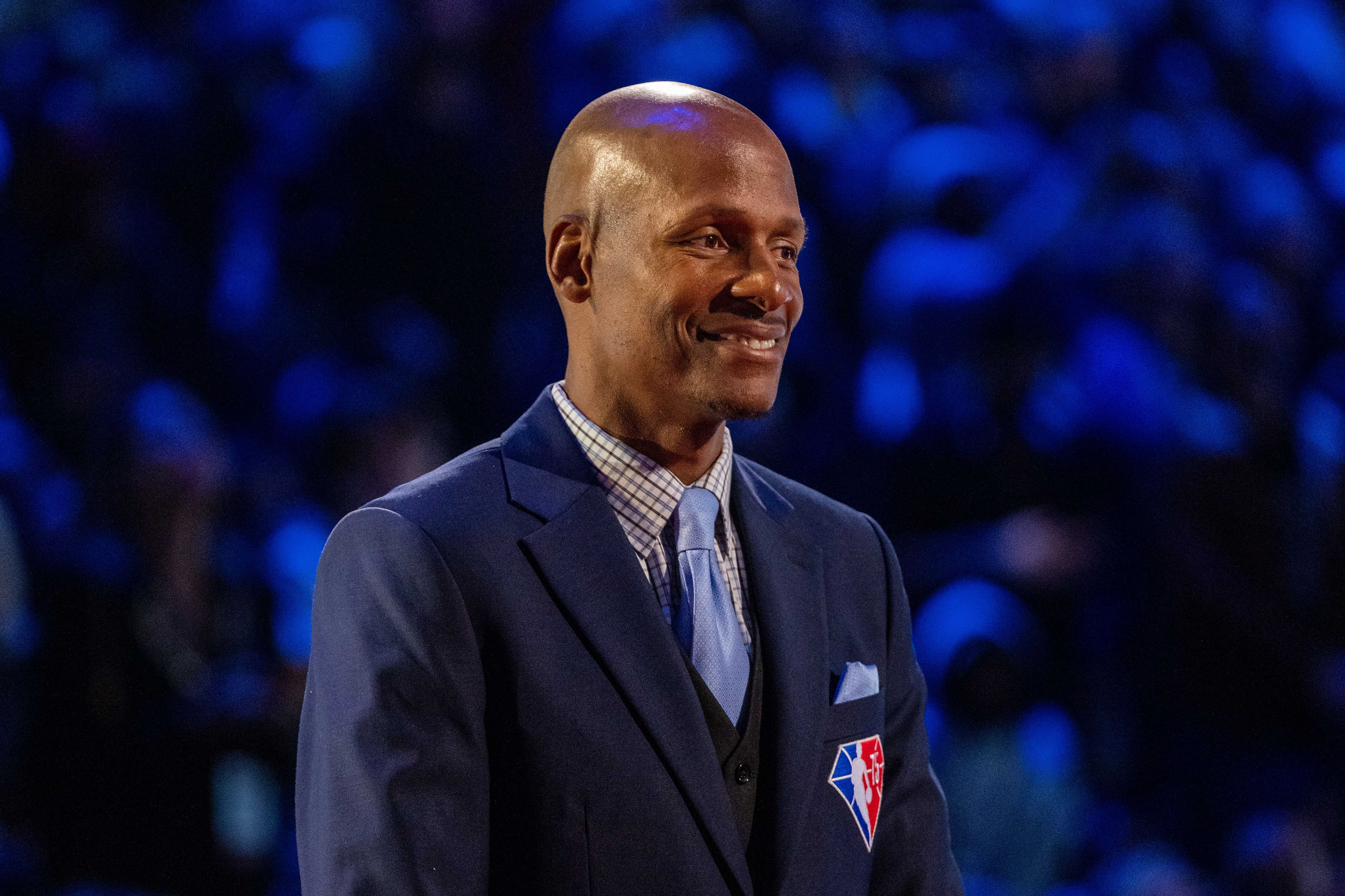 NBA legend Ray Allen (Image Credit: Kyle Terada-Imagn Images)