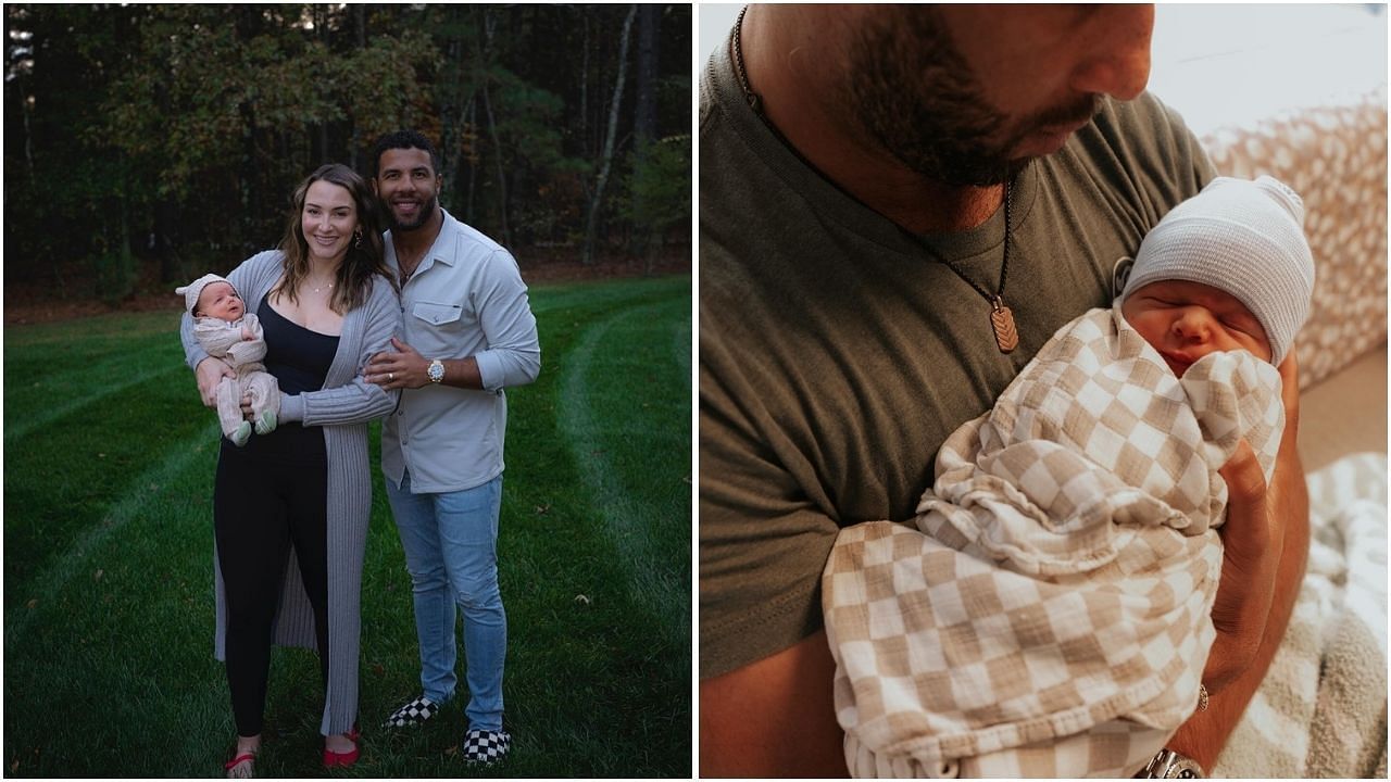 Bubba Wallace&rsquo;s wife Amanda makes her feelings known about baby Becks (Images from @amandaaawallace on Instagram)