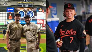 "Jackson Merrill ruined this" - MLB fans diss Padres star's John Hancock in first ever triple autograph card with Jackson Holliday, Jackson Chourio