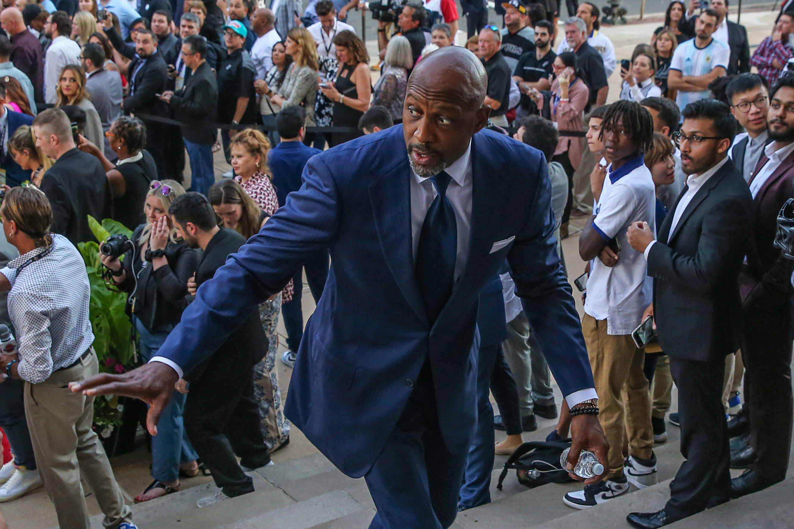 Alonzo Mourning&#039;s NBA journey ended in the Hall of Fame. (Photo: IMAGN)