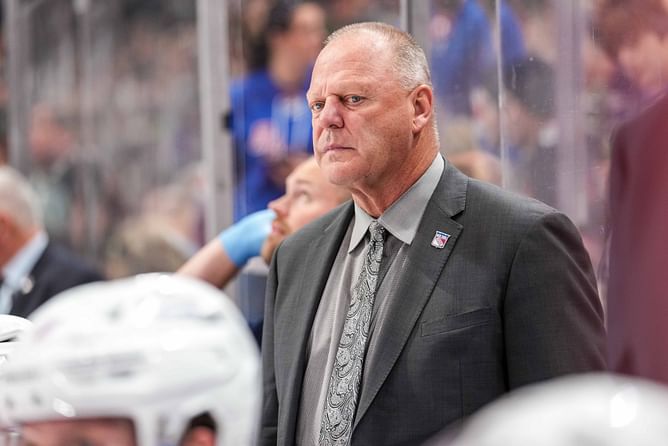 Canadiens GM Kent Hughes addresses rumors of Habs brass meeting Rangers HC Gerard Gallant