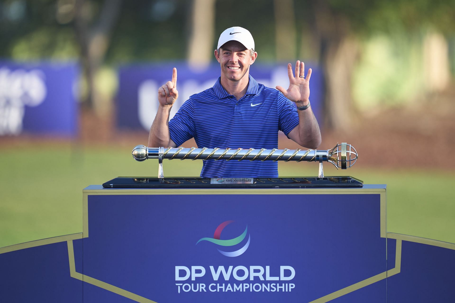 Rory McIlroy after winning the DP World Tour Championship 2024 - Day Four - Source: Getty