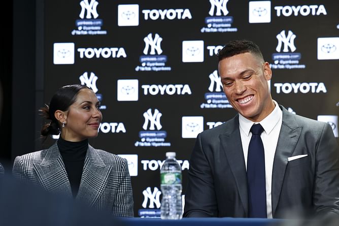 "It's tough to put it in words" - When Aaron Judge found strength in wife Samantha’s hand as he processed his first AL MVP win
