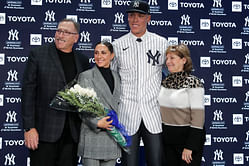 "She’s calm as a cucumber" - When Aaron Judge praised wife Samantha's cool demeanor during intense media spotlight of Yankees star's historic HR chase