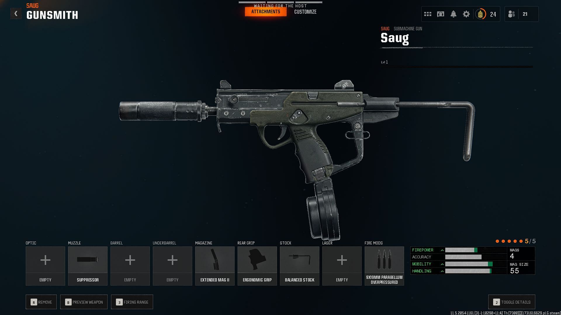 Best Saug loadout in Warzone Black Ops 6 (Image via Activision)