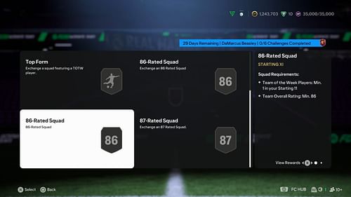 These are the requirements (Image via EA Sports)