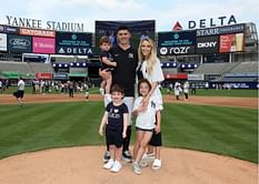 Carlos Rodon's wife Ashley takes part in recent social media trend, shares throwback snap with Yankees pitcher from 10 years ago