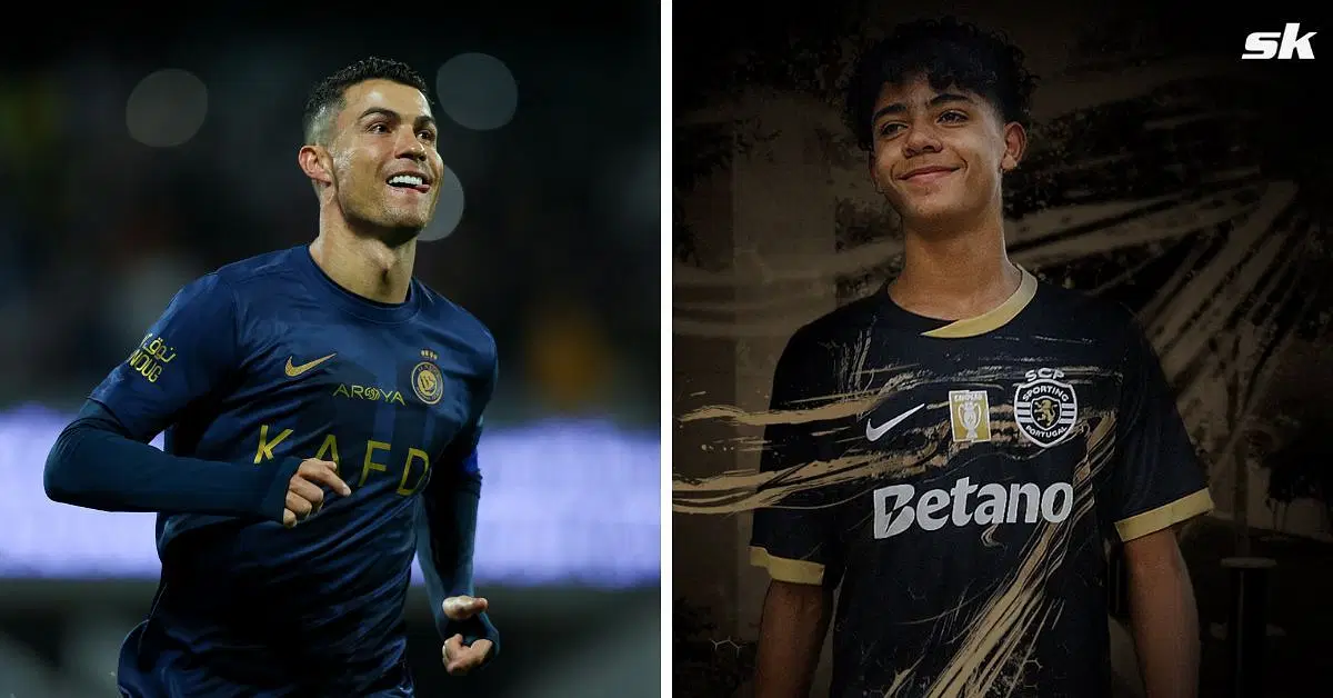 Sporting pay tribute to Cristiano Ronaldo and his Ballon d