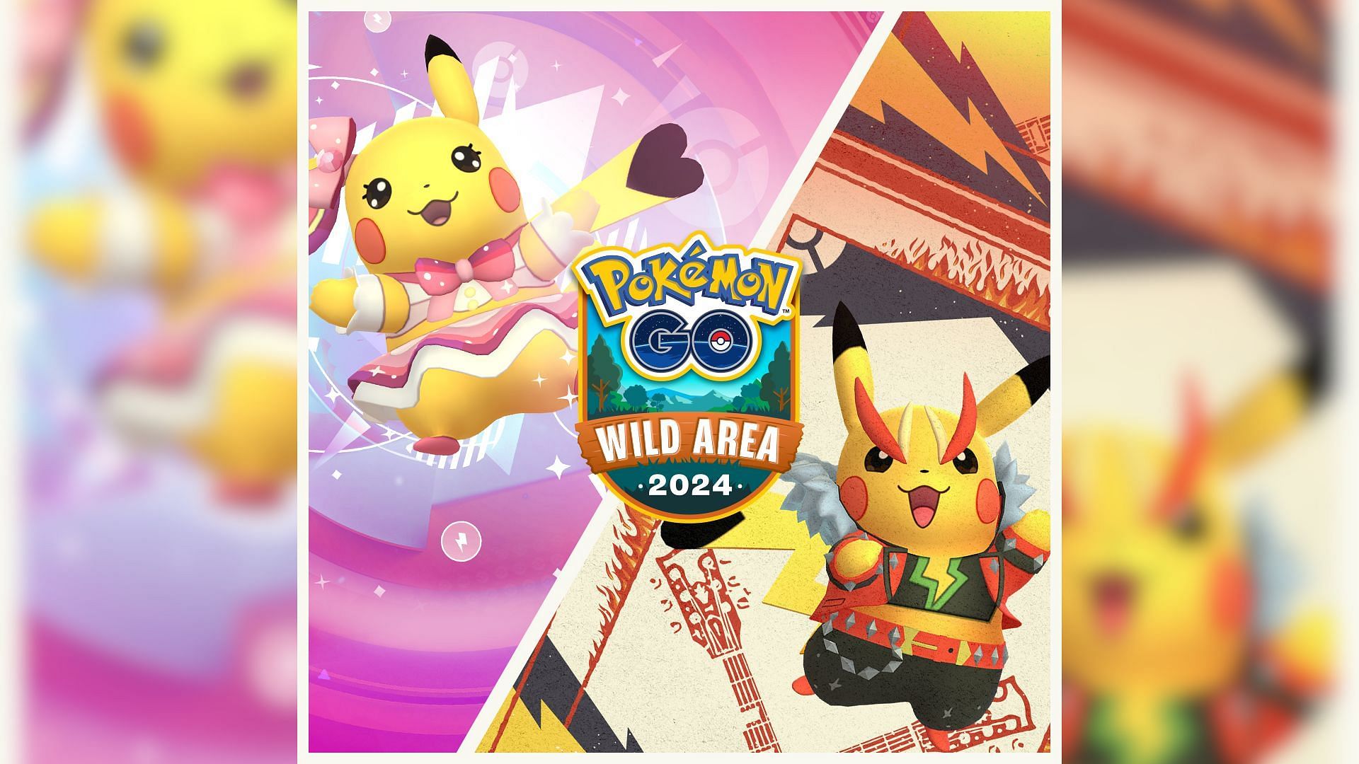 Pikachu Pop Star and Pikachu Rock Star as officially revealed for the event (Image via The Pokemon Company)