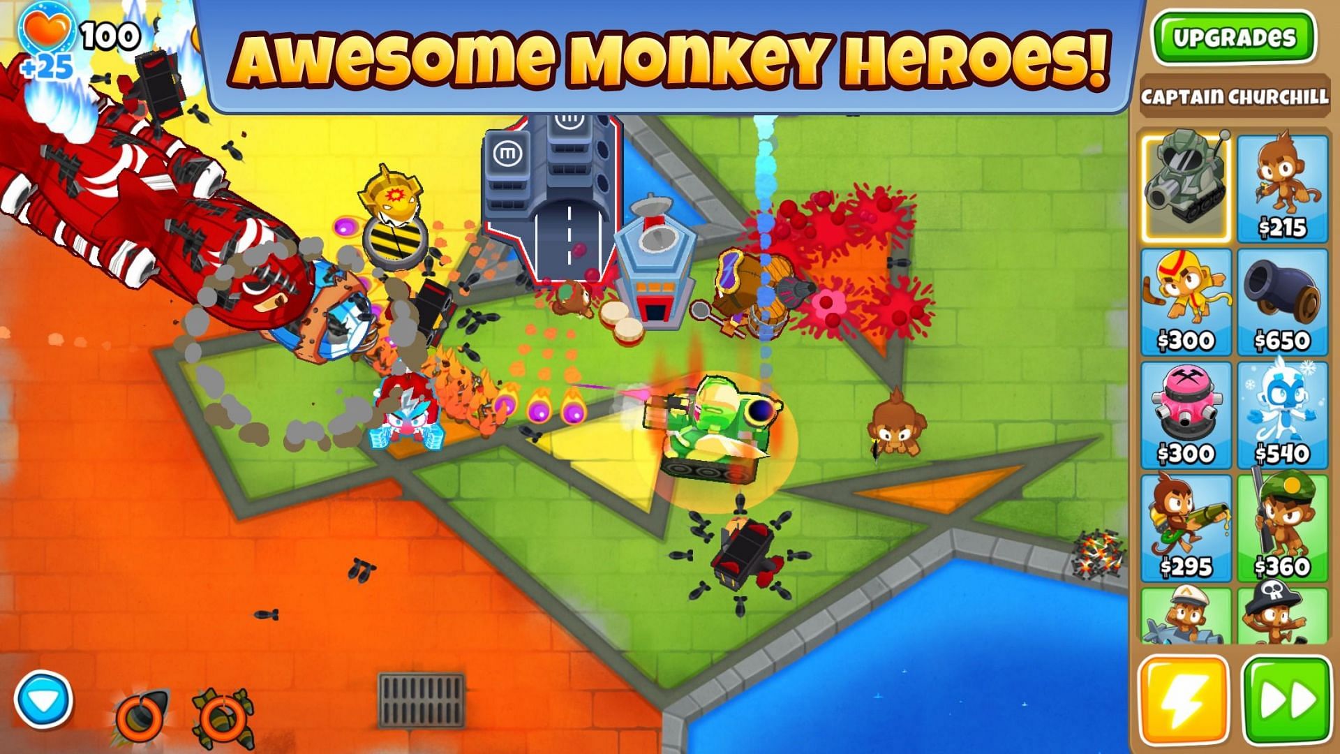 Bloons TD 6 is among the best tower defense games because of its chibi art style and fast-paced action (Image via ninja kiwi)