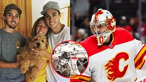 Johnny Gaudreau's sister Katie reacts to Flames goalie Dan Vladar's mask with special tribute to late NHLer