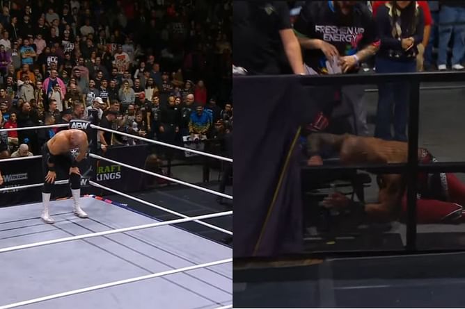Ricochet gets caught on camera doing an unexpected act during AEW Dynamite loss to Claudio Castagnoli