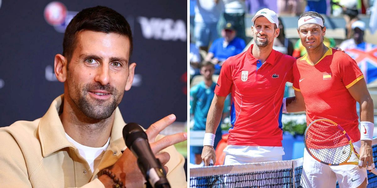 Novak Djokovic paid an emotional tribute to Rafael Nadal (Image Source: Getty)