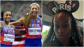 "Getting big personalities to work together" - Mechelle Lewis Freeman on World Championships relay team that had Sha'Carri Richardson and Gabby Thomas