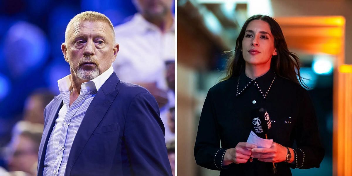 Boris Becker (L), Andrea Petkovic (R), Sources: Getty