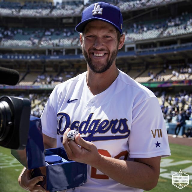Clayton Kershaw Rings World Series Titles, Managerial Record
